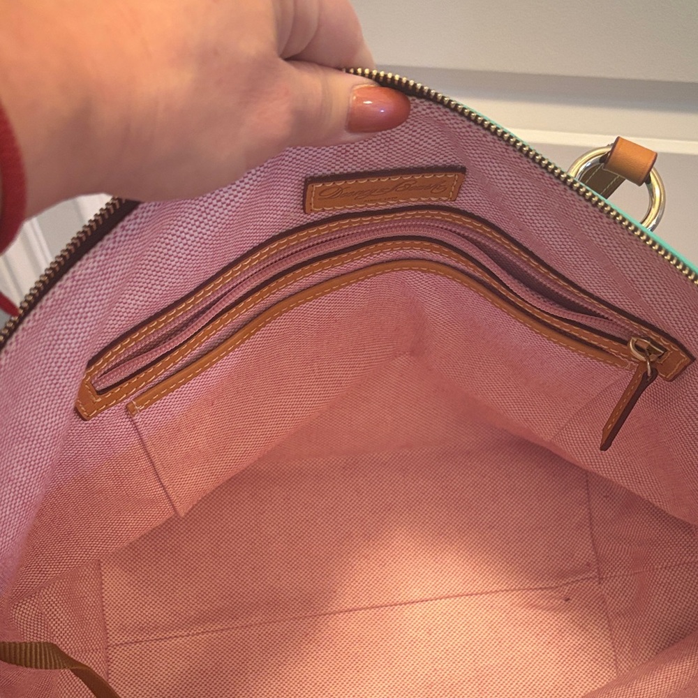 Dooney and Burke Two-Tone Tote Bag - Picture 5 of 7